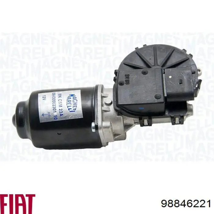 Compre 98846221 Fiat/Alfa/Lancia Motor de limpador pára-brisas do pára-brisas