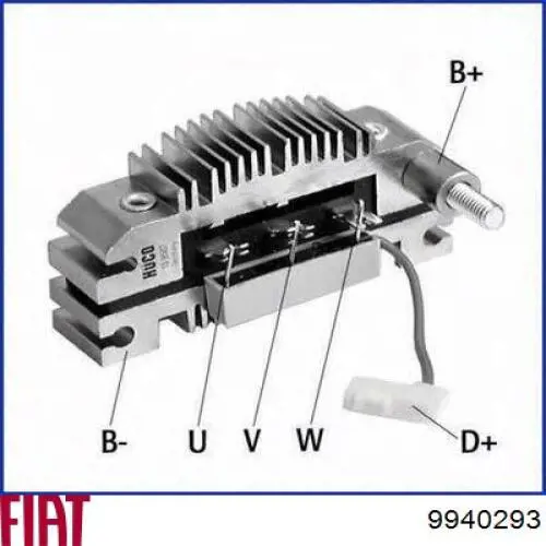 Eixo de diodos do gerador Fiat/Alfa/Lancia 9940293 preço, a partir de 21,43 USD