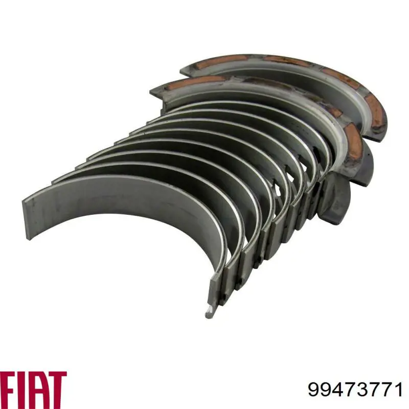99473771 Fiat/Alfa/Lancia Folhas inseridas principais de cambota, kit, padrão (STD)