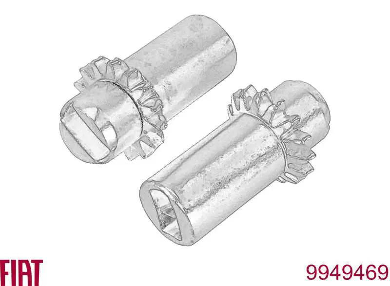 Compre 0009949469 Fiat/Alfa/Lancia Regulador do freio de tambor traseiro