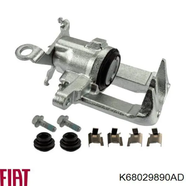 Compre 68029890AD Chrysler Suporte do freio traseiro direito