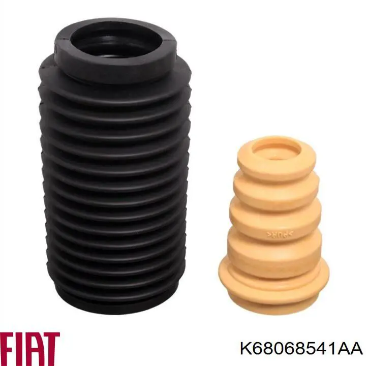 K68068541AA Fiat/Alfa/Lancia Pára-choque (grade de proteção) de amortecedor traseiro