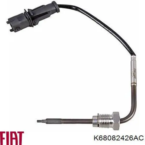 Sensor de temperatura dos gases de escape (GE), antes de filtro de partículas diesel Fiat/Alfa/Lancia K68082426AC preço, a partir de 52,63 USD
