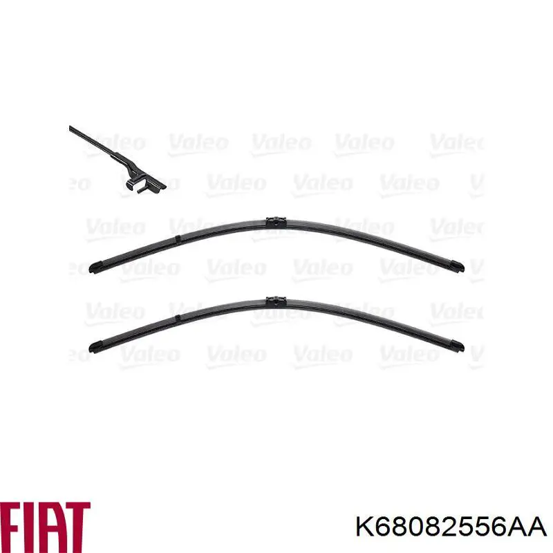 Compre 68194930AA Chrysler Limpa-pára-brisas do pára-brisas de passageiro