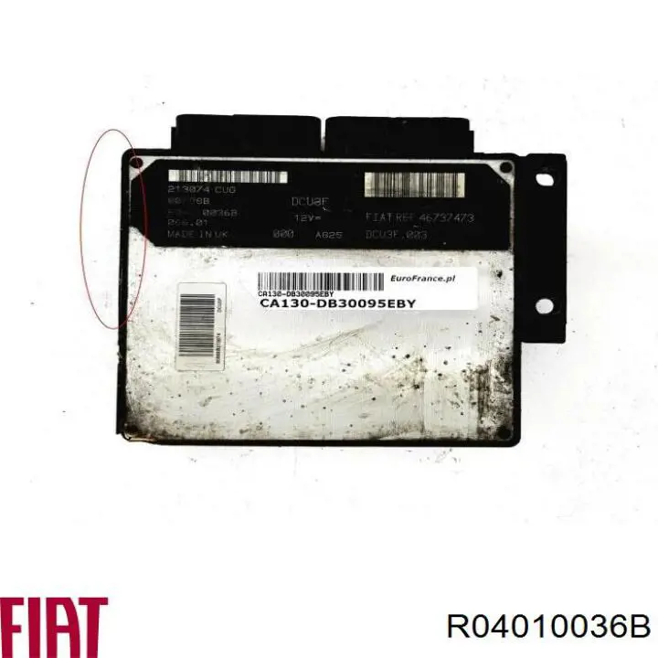 55199395 Fiat/Alfa/Lancia Módulo de direção (Centralina eletrônica) de motor