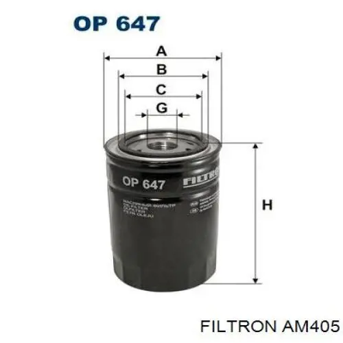 Compre AM405 Filtron Filtro de ar