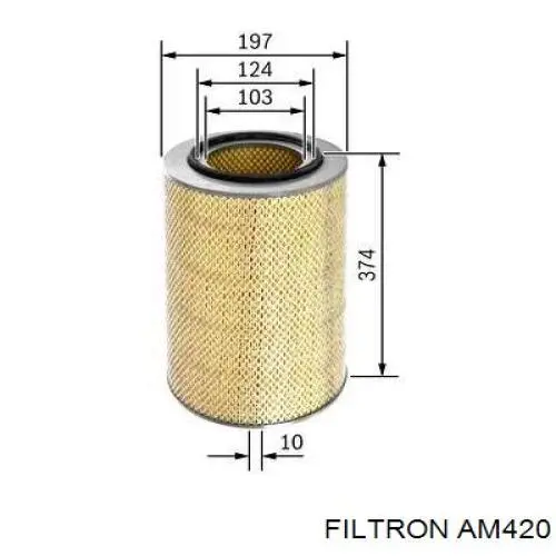 Compre AM420 Filtron Filtro de ar