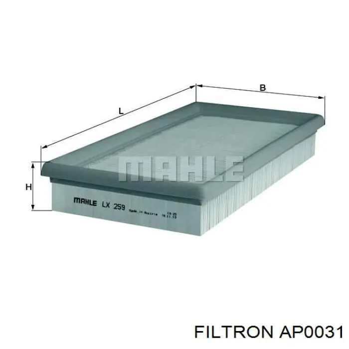 Filtro de ar Filtron AP0031 preço, a partir de 7,61 USD