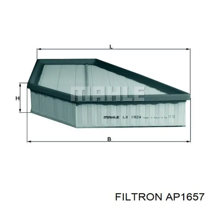 Filtro de ar Filtron AP1657 preço, a partir de 15,67 USD