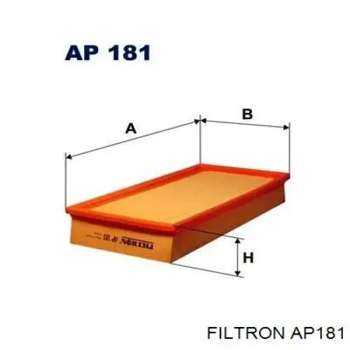 Compre AP181 Filtron Filtro de ar