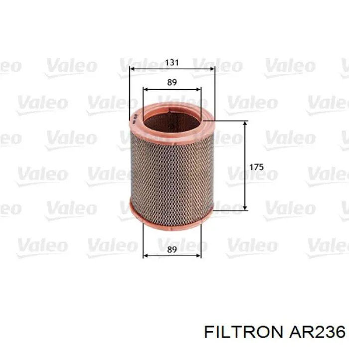 Compre AR236 Filtron Filtro de ar
