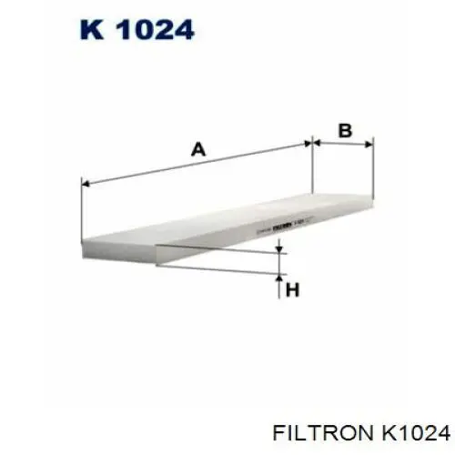 Filtro de salão Filtron K1024 preço, a partir de 9,16 USD