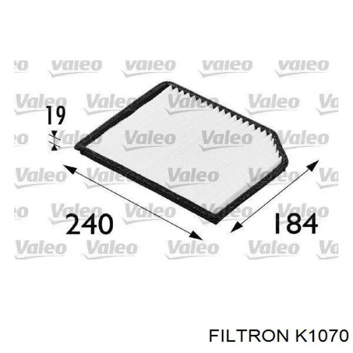 Filtro de salão Filtron K1070 preço, a partir de 19,65 USD