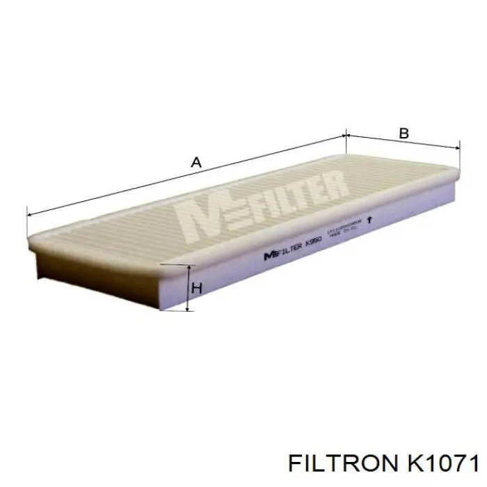 Filtro de salão Filtron K1071 preço, a partir de 14,44 USD