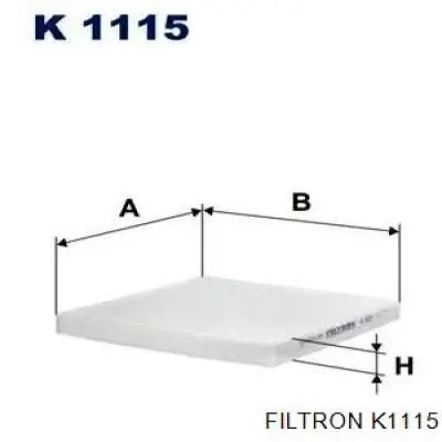 Filtro de salão Filtron K1115 preço, a partir de 11,14 USD