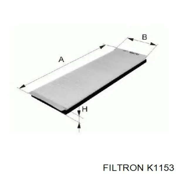 Compre K1153 Filtron Filtro de salão