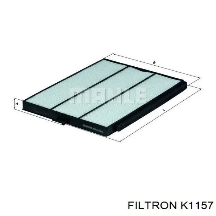 Filtro de salão Filtron K1157 preço, a partir de 14,32 USD