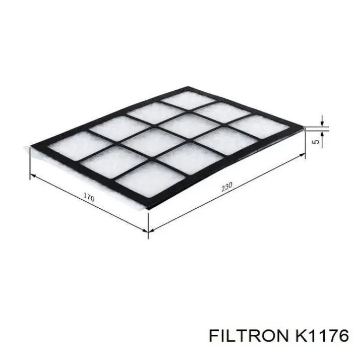 Filtro de salão Filtron K1176 preço, a partir de 16,43 USD