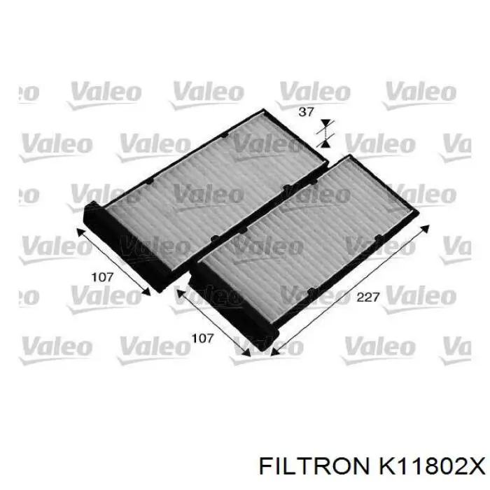 Filtro de salão K11802X Filtron