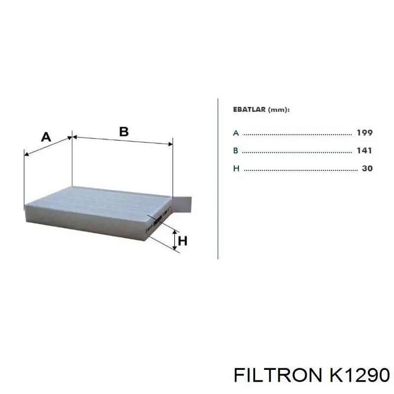 Compre K1290 Filtron Filtro de salão
