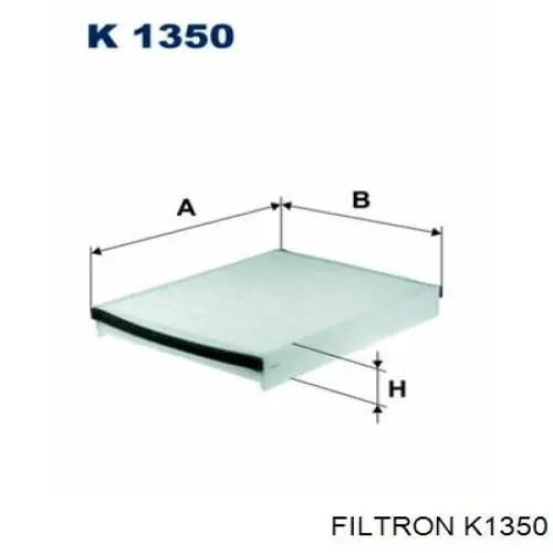 Compre K1350 Filtron Filtro de salão
