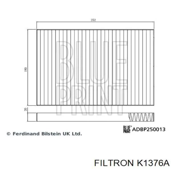 Filtro de salão Filtron K1376A preço, a partir de 13,23 USD