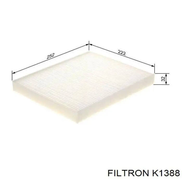 Compre K1388 Filtron Filtro de salão
