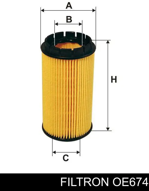 Compre OE674 Filtron Filtro de óleo