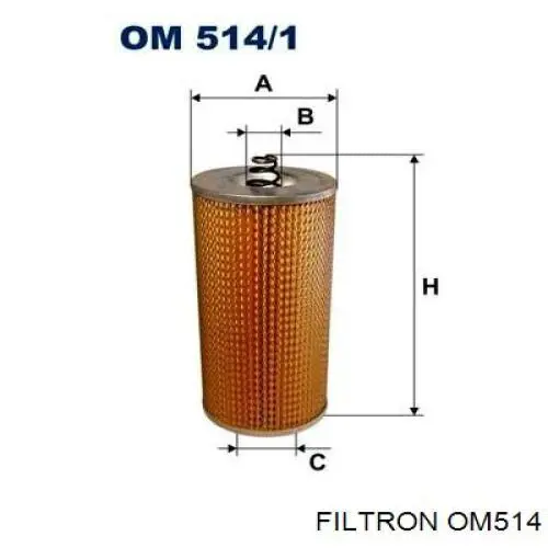 Filtro de óleo Filtron OM514 preço, a partir de 13,08 USD