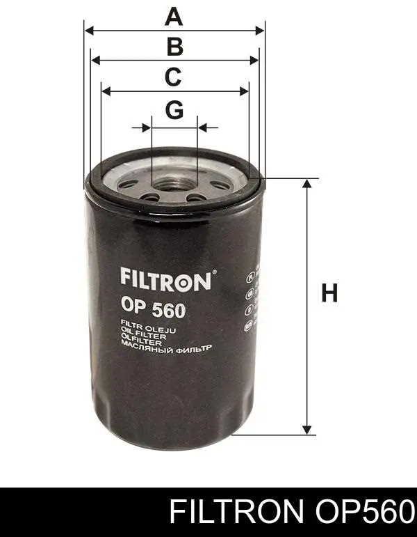 Compre OP560 Filtron Filtro de óleo
