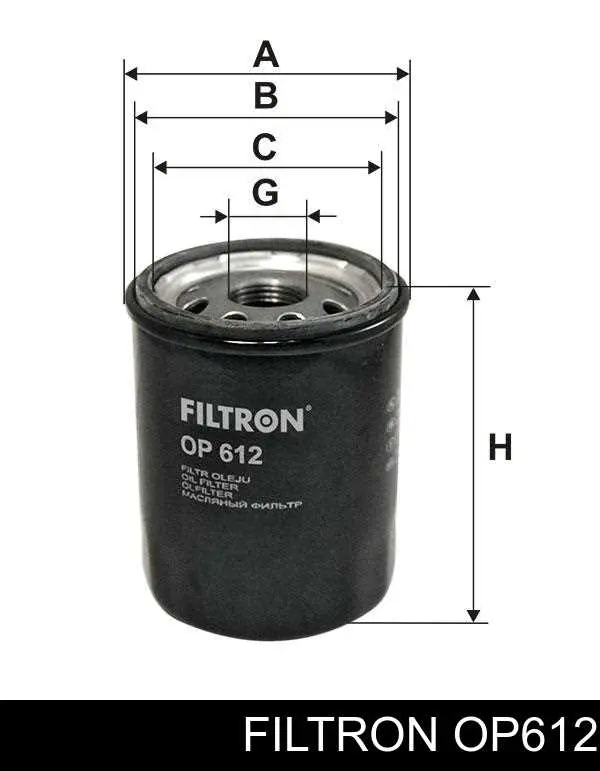Compre OP612 Filtron Filtro de óleo