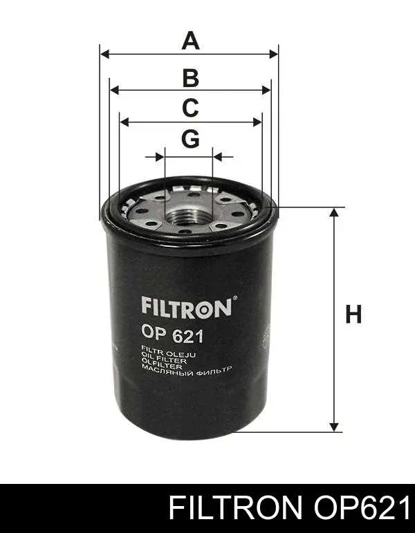 Compre OP621 Filtron Filtro de óleo
