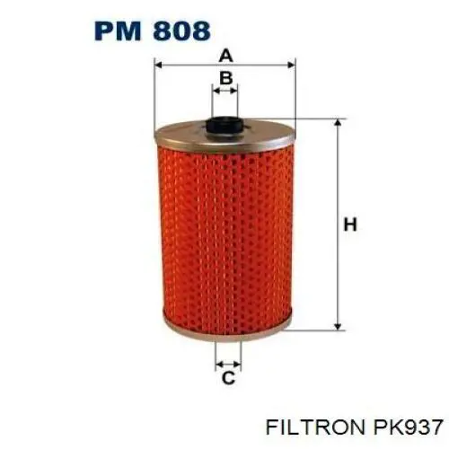 Filtro de combustível Filtron PK937 preço, a partir de 12,19 USD