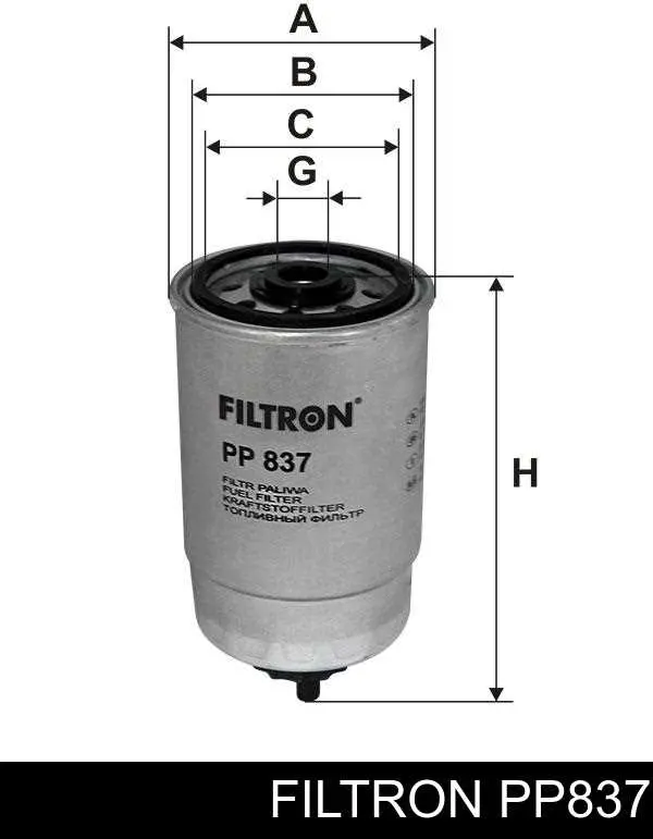 Compre PP837 Filtron Filtro de combustível