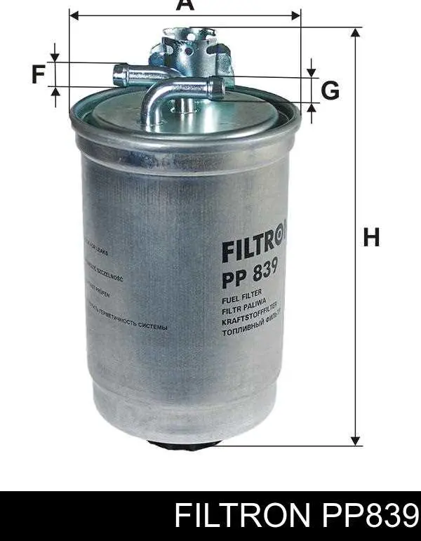 Compre PP839 Filtron Filtro de combustível