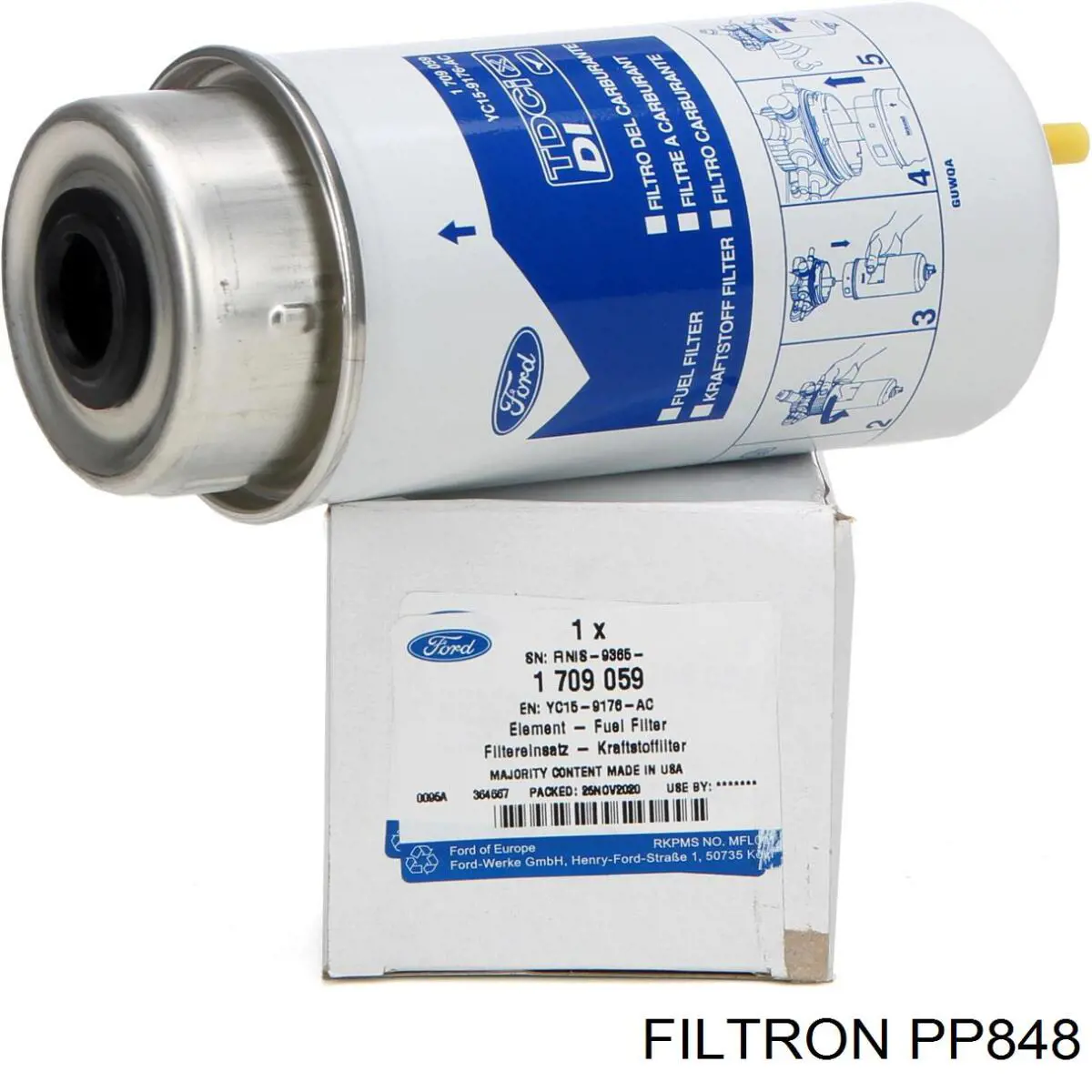 Compre PP848 Filtron Filtro de combustível