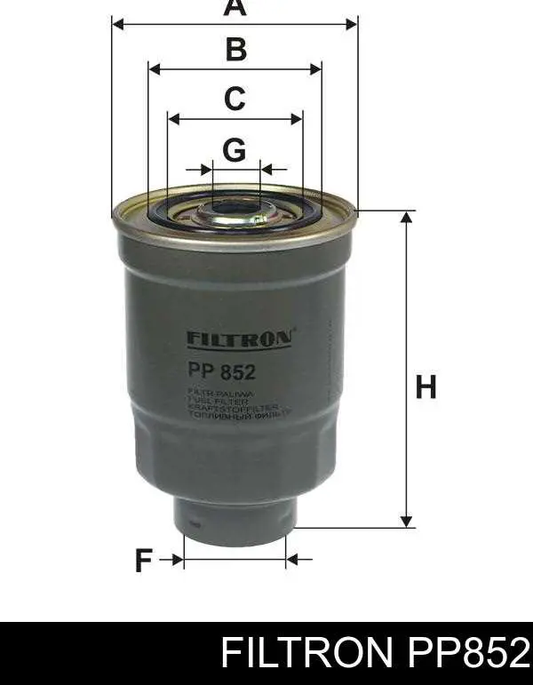 Compre PP852 Filtron Filtro de combustível