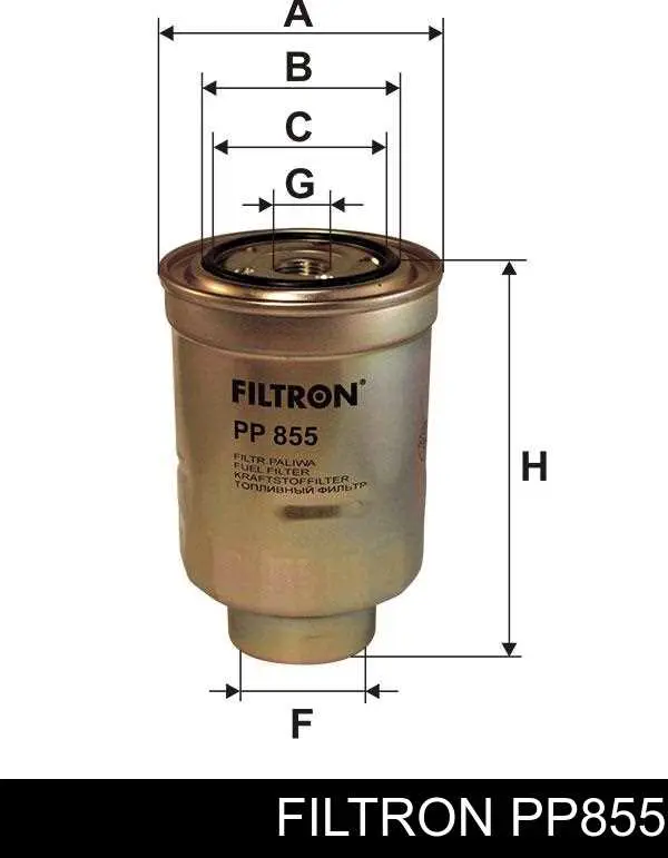 Compre PP855 Filtron Filtro de combustível