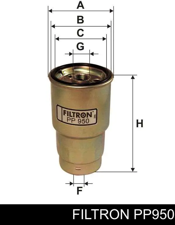 Compre PP950 Filtron Filtro de combustível