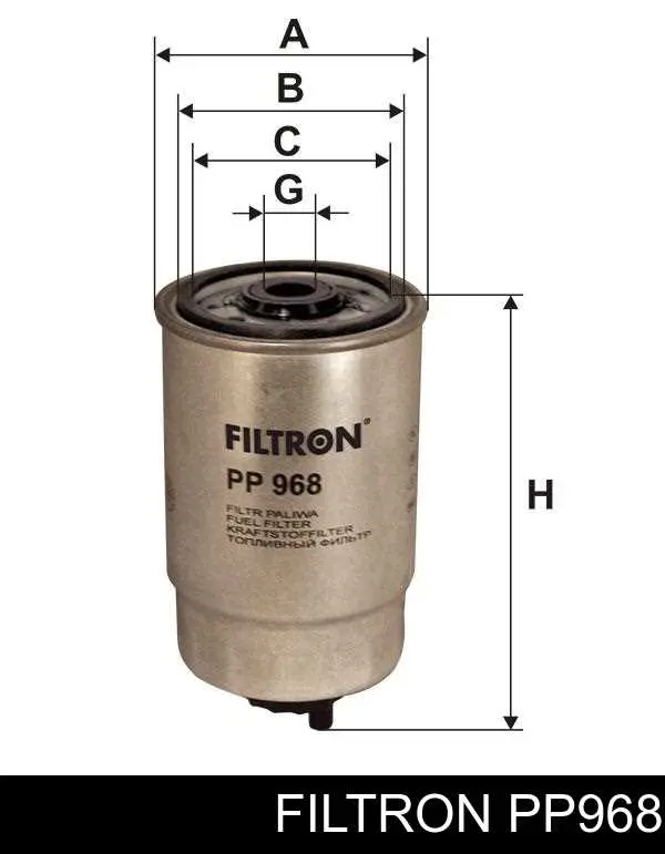 Compre PP968 Filtron Filtro de combustível