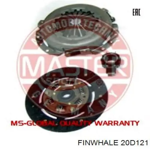 Compre 20D121 Finwhale Disco de embraiagem