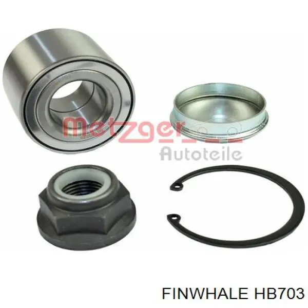 HB703 Finwhale Rolamento de cubo traseiro