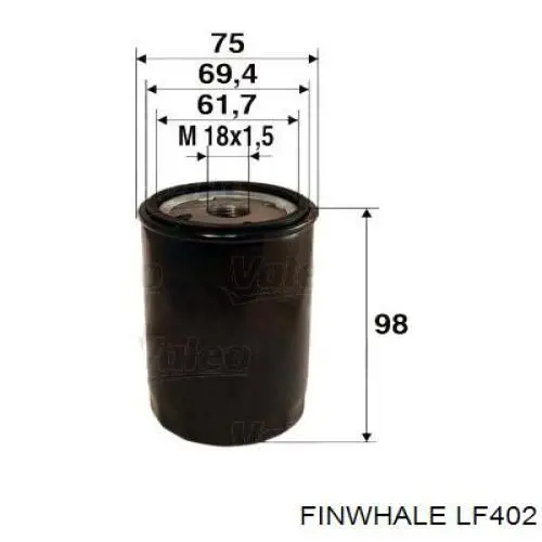 Compre LF402 Finwhale Caixa do filtro de óleo