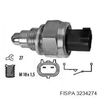 Sensor de ativação das luzes de marcha à ré FAE 40849 preço, a partir de 17,73 USD