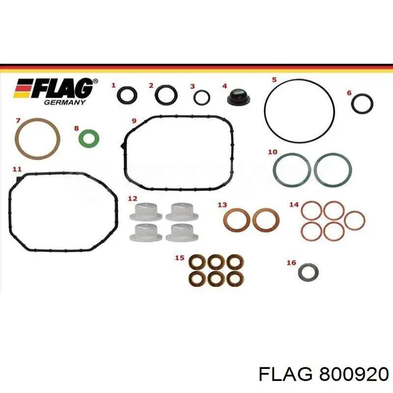 800920 Flag Kit de reparação da Bomba de Combustível de Pressão Alta