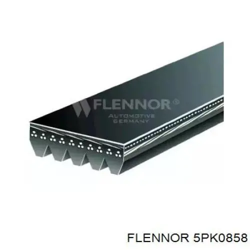 Correia dos conjuntos de transmissão 5PK0858 Flennor