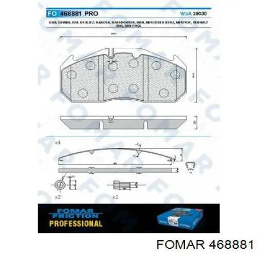Compre D497 Eren Sapatas do freio dianteiras de disco