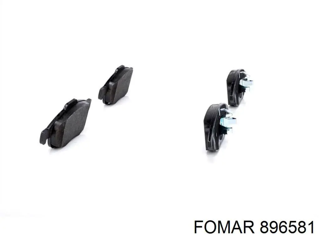 Sapatas do freio traseiras de disco BDS570 Starline