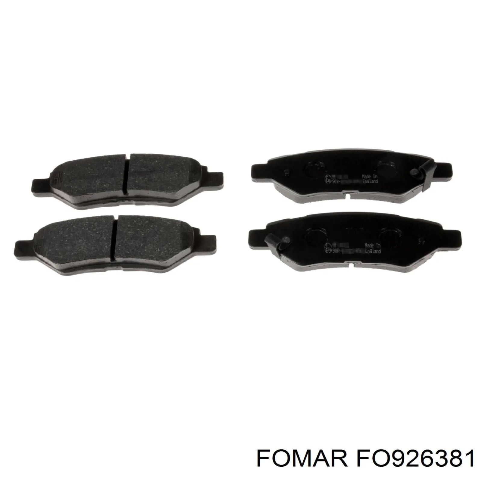 Sapatas do freio traseiras de disco Fomar Roulunds FO926381 preço, a partir de 23,57 USD