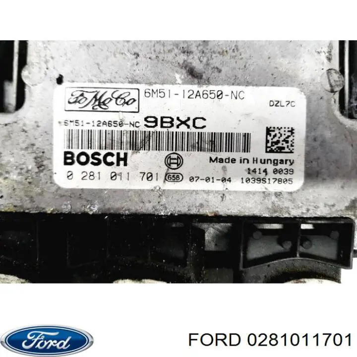 0281011701 Ford Módulo de direção (Centralina eletrônica) de motor